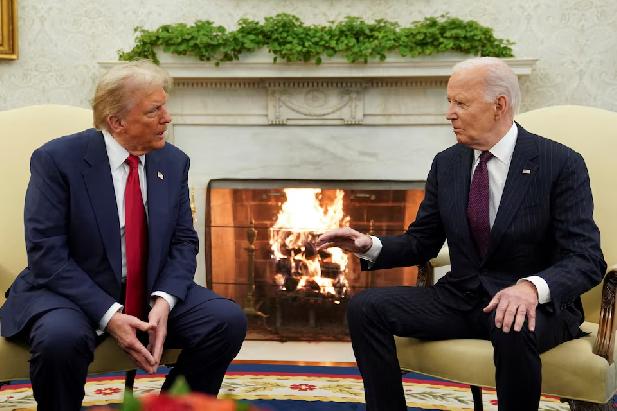 Biden neemt afscheid van het Oval Office, terwijl Trump zich aanmeldt. In de afgelopen weken heeft Biden zijn laatste momenten