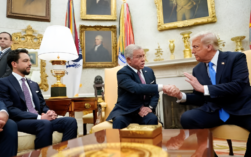 Hoogwaardige Ontmoeting tussen Trump en Koning Abdullah: Toekomst van Gaza onder de Loep