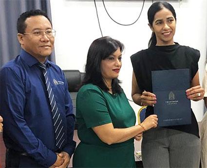 Trustbank Amanah sluit eerste contract van het KMO-Fonds.