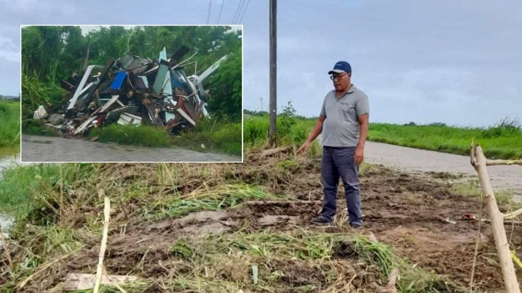 Illegale vuilstorting Nieuw Nickerie