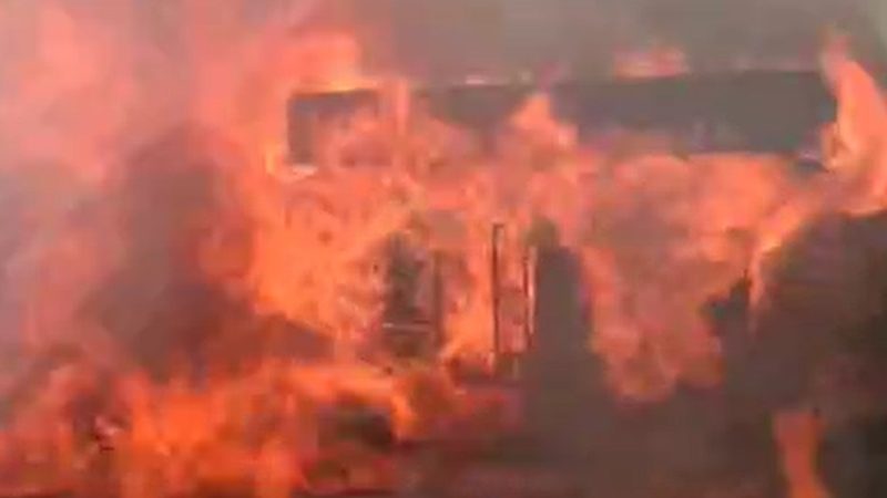 Brand op de Grote Combeweg
