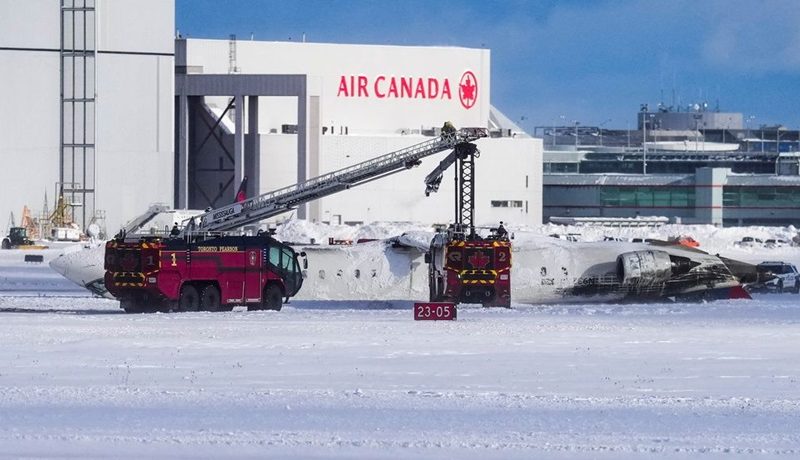 Vliegtuigincident in Toronto: alle passagiers overleven het