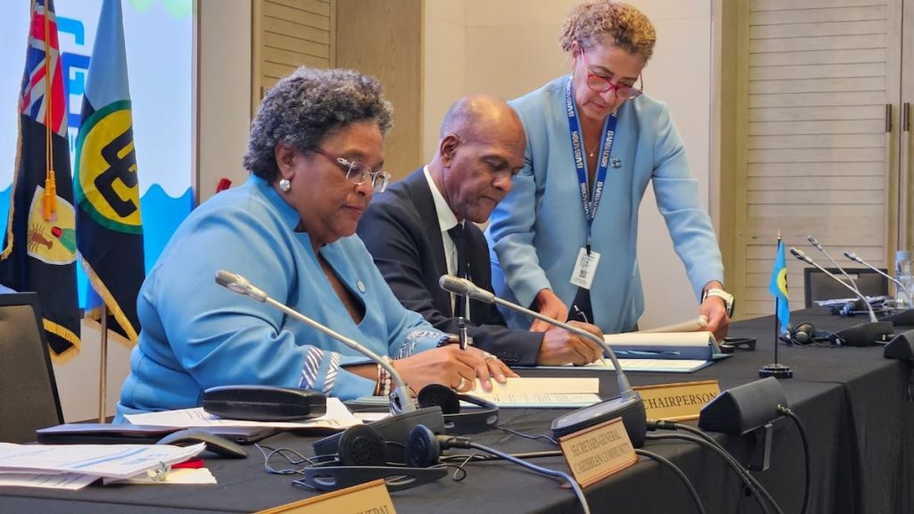 Afbeelding: Logo van de Caribische Gemeenschap (CARICOM)