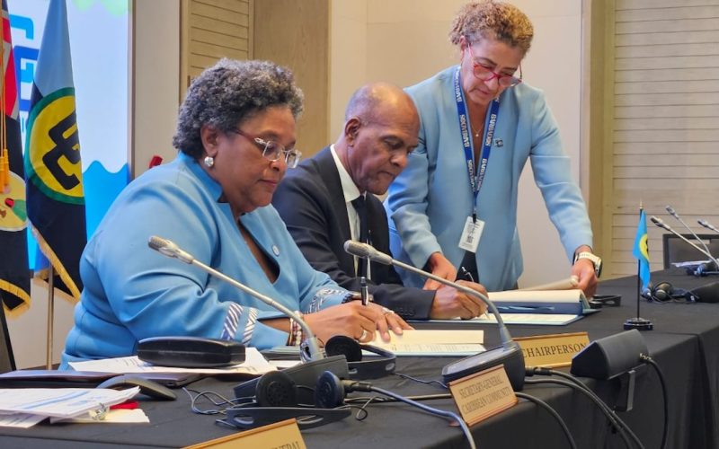 Martinique tekent CARICOM-lidmaatschapscontract aan