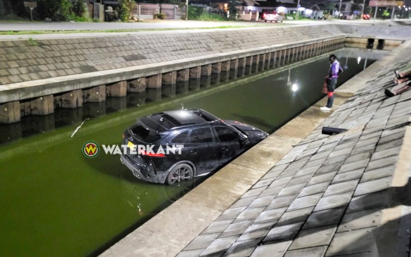 Jaguar valt met een flinke plons in Boomskreek