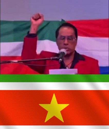 Poëtische overdenking van de gele ster Suriname door Ranjan Akloe
