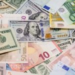 Wisselkoers verandering tussen de dollar en de euro