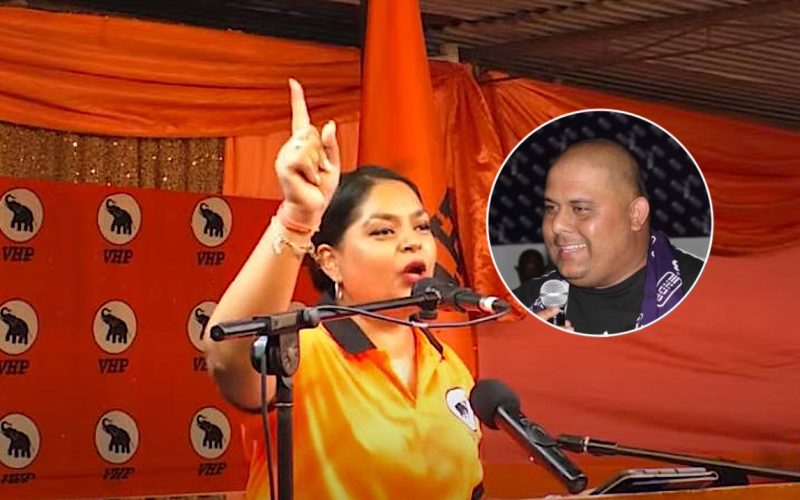 VHP’er Bansi-Durga neemt stevig de loftrompet voor NDP’er Lalbiharie; laat zich niet ontmoedigen door persoonlijke aanvallen.
