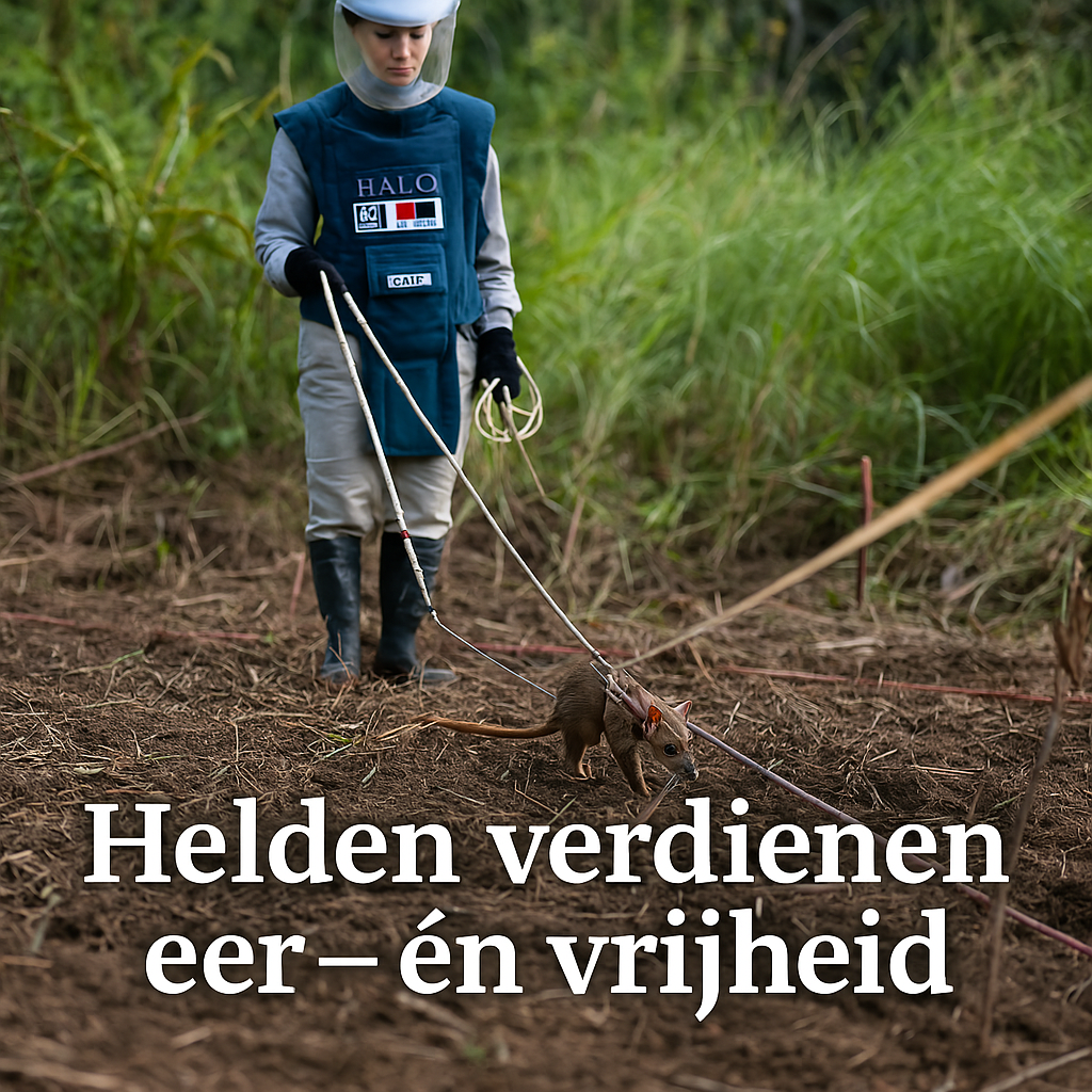“Helden verdienen eer – én vrijheid”