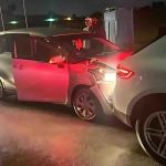 Dronken BAVP’er veroorzaakt botsing op Tourtonnelaan in Suriname met Porsche SUV