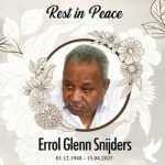 Errol Snijders, voormalig minister en vakbondsleider van De Moederbond, herdacht om zijn inzet voor werknemersrechten in Suriname