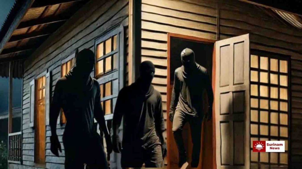 Brutale woningoverval op gezin in Suriname