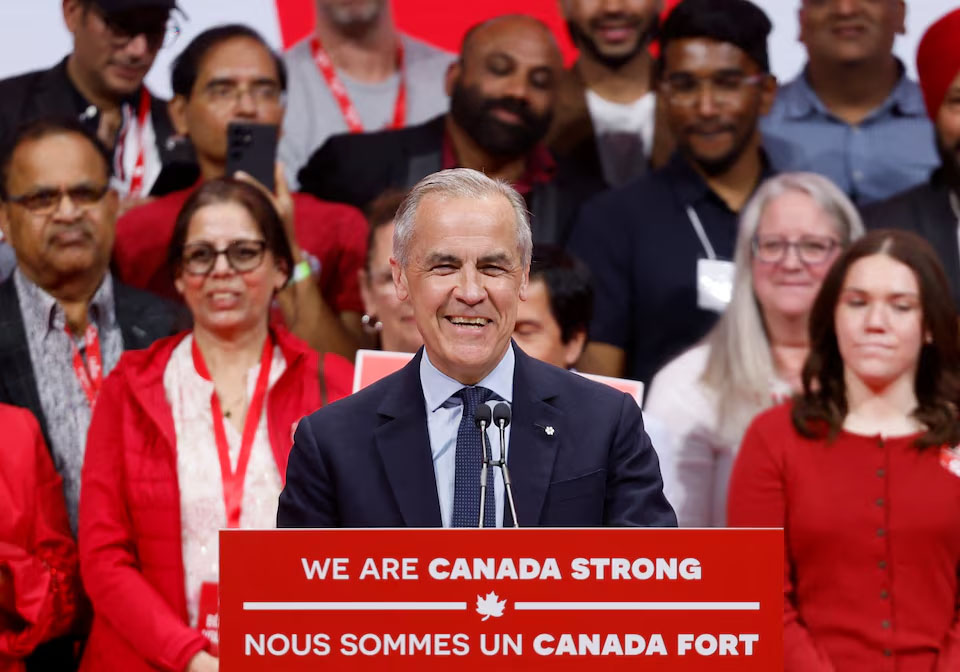 Ontdek de recente verkiezingen in Canada, de overwinning van Mark Carney en de invloed van de VS op de Canadese politiek.