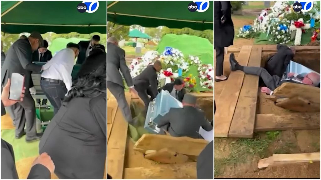 Bron: Video van het incident op Greenmount Cemetery