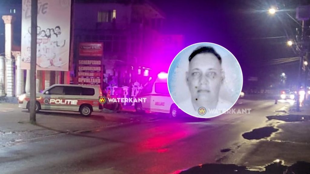 Locatie van het verkeersongeval op de Kwattaweg waar voetganger Angel Seijo Rojas werd aangereden