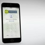 Mobiele telefoon met DSB bankieren app zonder internet