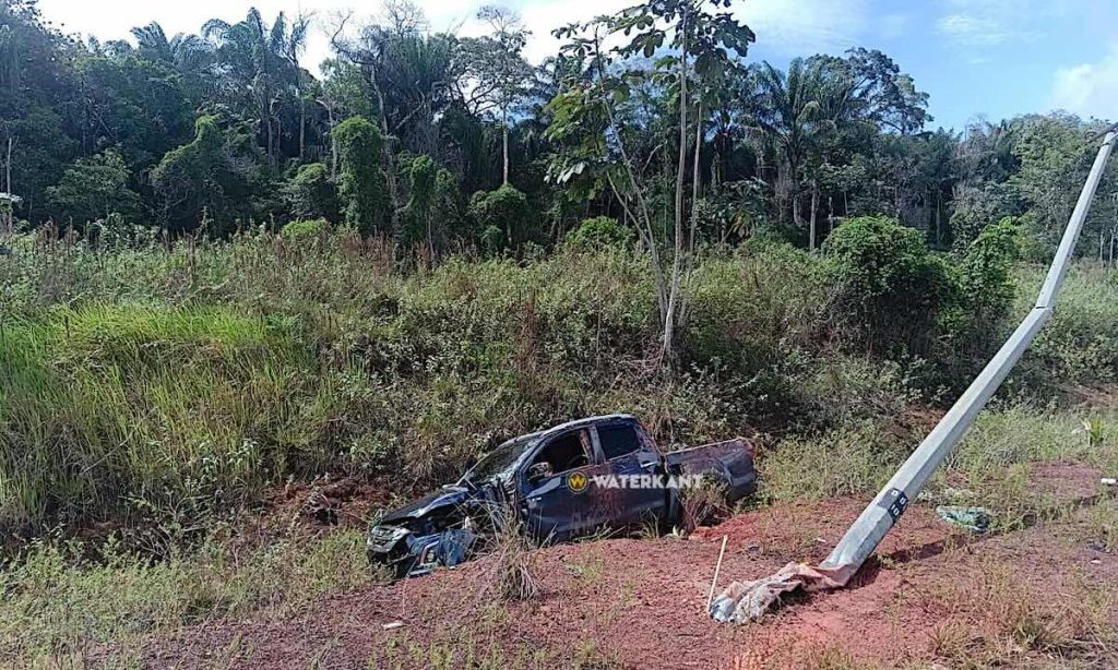 Ernstig ongeluk op de Desiré Delano Bouterse Highway