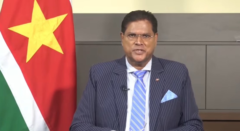 President Santokhi Paasboodschap Suriname 2025
