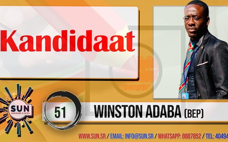 Winston Adaba tegen eerste kiezers: Stem niet op populariteit