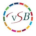 Logo van de Vereniging Surinaams Bedrijfsleven met tekst over het Nieuw Burgerlijk Wetboek.