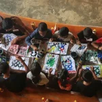 Kinderen vieren culturele verscheidenheid bij Villa Zapakara
