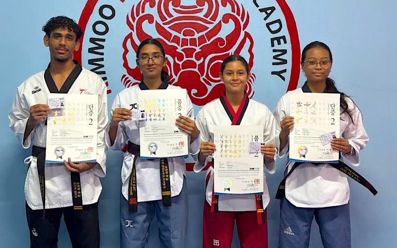 Dan-examens bij KTA Suriname laten toename van Taekwondo in Suriname zien