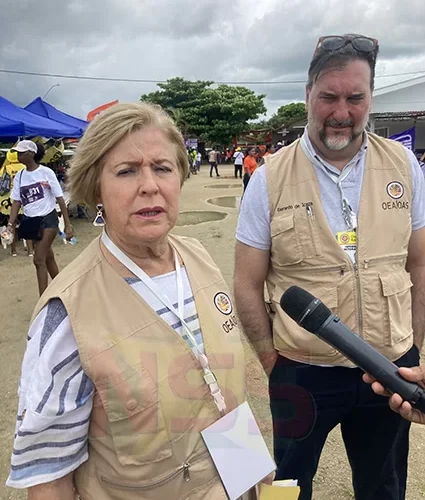 OAS-observers geraakt door de ambiance tijdens verkiezingen