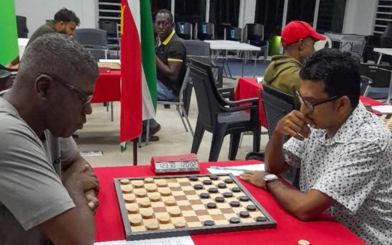 Guno Burleson twee keer achtereen damkampioen van Suriname