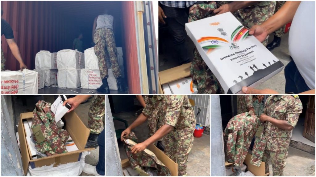 India Schenkt 5.000 Militaire Uniformen aan Suriname