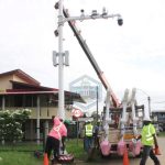 Plaatsing en installatie van Safe City-camera’s in Nickerie begonnen