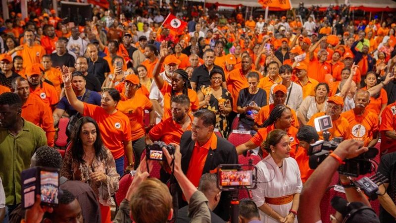 Santokhi: “Alle tekenen wijzen erop dat de VHP een aanzienlijke overwinning zal behalen”