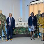 Afbeelding: Ceremonie van de Overhandiging van de Uniformen aan het Ministerie van Defensie.