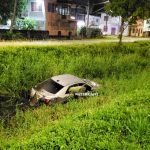 Ongeval met Toyota Mark X in Suriname
